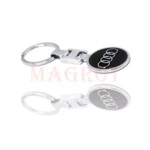 Breloc Audi 3d cu doua fete, metalic Magrot 20102 (1)