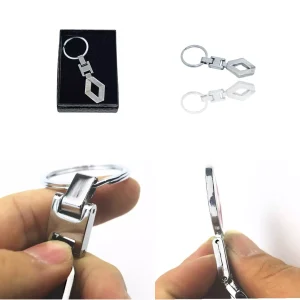 Breloc Renault 3d, din metal inoxidabil, ambalat in cutie, Magrot 20388