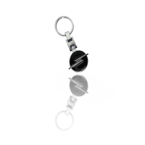 Breloc Opel 3D metalic cu două fețe - un accesoriu elegant și durabil pentru fanii Opel