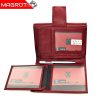 Portofel dama, din piele naturala, Hasssion j017 rosu inchis Magrot 13805