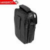 Borseta din piele naturala Negru, cu suport telefon, pentru mana, umar sau curea, Magrot 5006