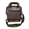 Geanta barbateasca din piele naturala maro 32 x 26 cm business - Eleganta si functionalitate Magrot 13930