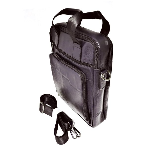 Geanta barbateasca din piele naturala maro 32 x 26 cm business - Eleganta si functionalitate Magrot 13930