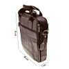 Geanta barbateasca din piele naturala maro 32 x 26 cm business - Eleganta si functionalitate Magrot 13930
