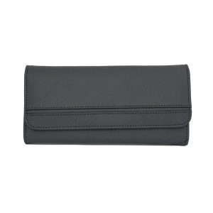 Portofel de dama din piele naturala, negru, 19/9 Magrot G015 13935