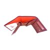 Portofel dama, din piele naturala, magrot, Hassion Z001 red