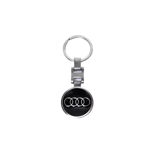 Breloc Audi 3d cu doua fete, metalic Magrot 20102
