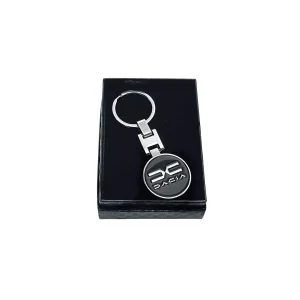 Breloc Dacia, sigla pe ambele parti, din metal, ambalat in cutie, Magrot 20383 Dacia