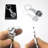 Breloc Fiat premium negru din inox 3d, ambalat in cutie, Magrot 20411