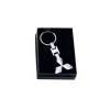 Breloc Mitsubishi 3d, din metal inoxidabil, ambalat in cutie, Magrot 20385 Mitsubishi