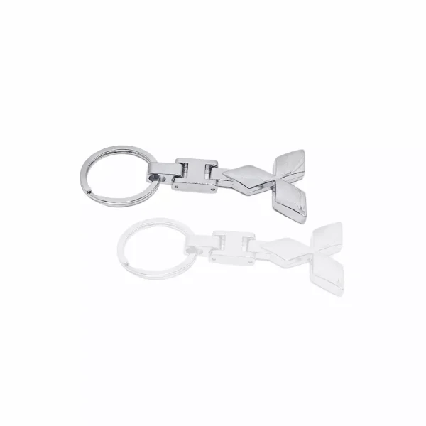 Breloc Mitsubishi 3d, din metal inoxidabil, ambalat in cutie, Magrot 20385 Mitsubishi