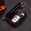 Breloc, husa chei, Bmw, 8,5 x 5,5 cm, maro, Magrot 20229
