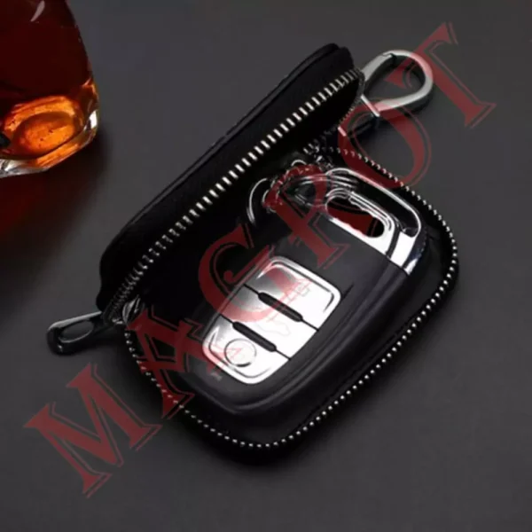 Breloc, husa chei, Bmw, 8,5 x 5,5 cm, maro, Magrot 20229