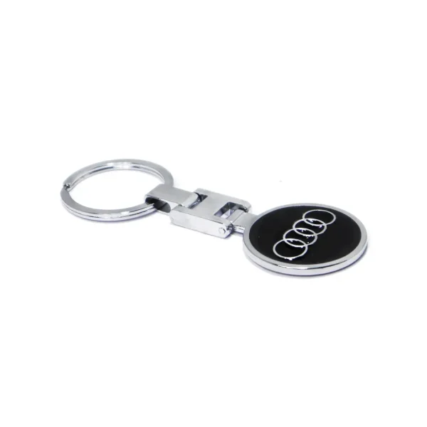 Breloc premium Audi 3d cu doua fete, cutie cadou Magrot 20170
