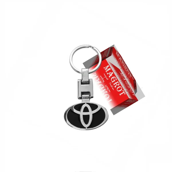 Breloc Toyota 3d cu doua fete, model premium in cutie Magrot 20177