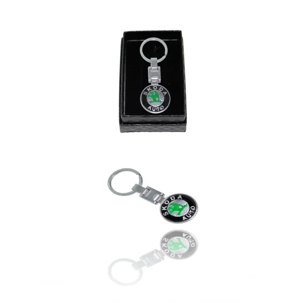 Breloc premium skoda 3d cu doua fete Magrot 20167