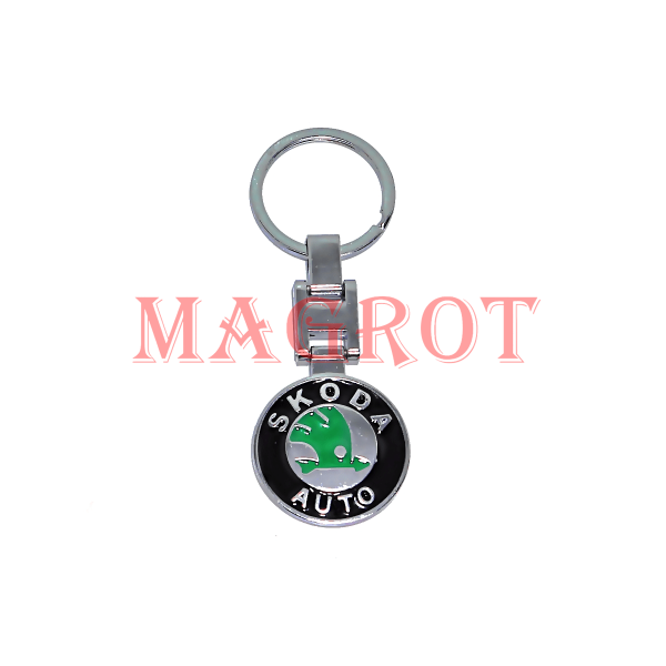 Breloc skoda 3d cu doua fete Magrot 20065