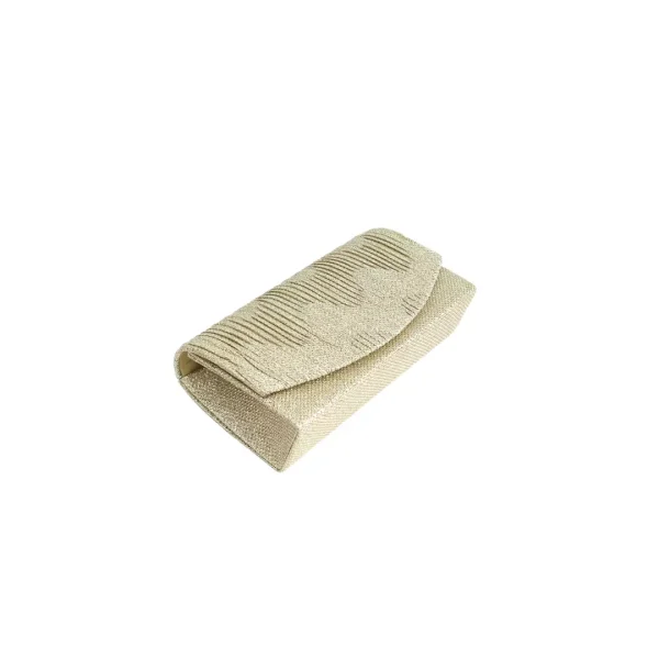 Geanta plic pentru ocazii si petreceri, auriu, sclipici, 20/10 cm, Magrot 20302