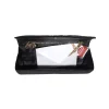 Geanta plic, pentru ocazii si petreceri, negru sclipitor, 27 x 11 cm, Magrot 20339