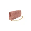 Geanta plic pentru ocazii si petreceri, roze, sclipici, 20/10 cm, Magrot 20299