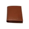 Portofel din piele naturala maro ocru, Gold Life, original Magrot fara capsa Gold Life 970