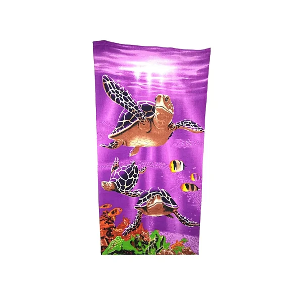 Prosop plaja, 150 x 70 cm, model broasca testoasa, magrot 20359