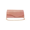 Geanta plic, ocazii si petreceri, rose sclipitor, 25 x 12 cm, Magrot 20433