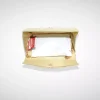 Geanta plic pentru ocazii si petreceri, auriu, sclipici, 20 x 10 cm, Magrot 20426