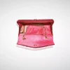 Geanta plic pentru ocazii si petreceri, rosu, sclipici, 20 x 10 cm, Magrot 20428
