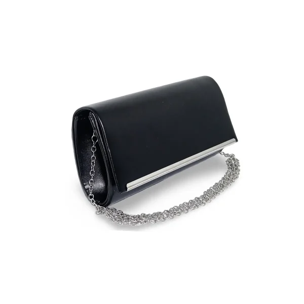 Geanta mica, plic seara pentru ocazii si petreceri, 20 x 10 cm, Magrot B-39 Negru