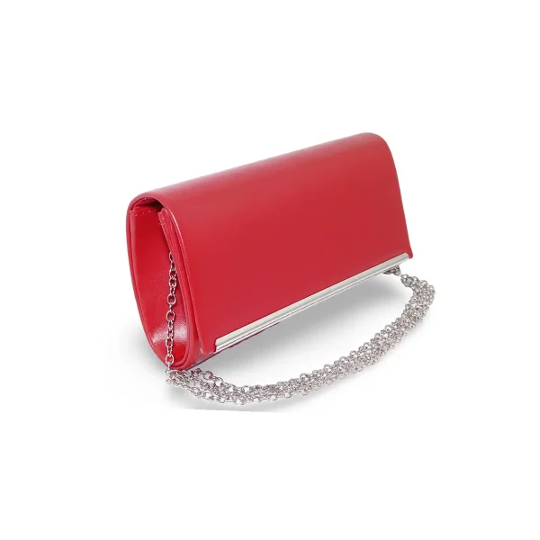 Geanta mica, plic seara pentru ocazii si petreceri, 20 x 10 cm, Magrot B-39 Rosu
