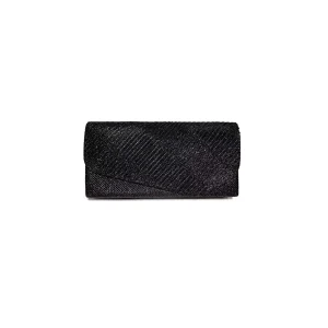 Geanta mica plic pentru ocazii si petreceri, negru, sclipitor, 20 x10 cm, Magrot 20456 megastyle