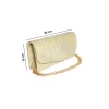 Geanta plic seara mic pentru ocazii si petreceri, auriu sclipitor, 20 x 10 cm, Magrot 20458 Megastyle