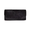 Plic seara pentru ocazii si petreceri, sclipici negru, 20 x 10 cm, Magrot 23WYB-16