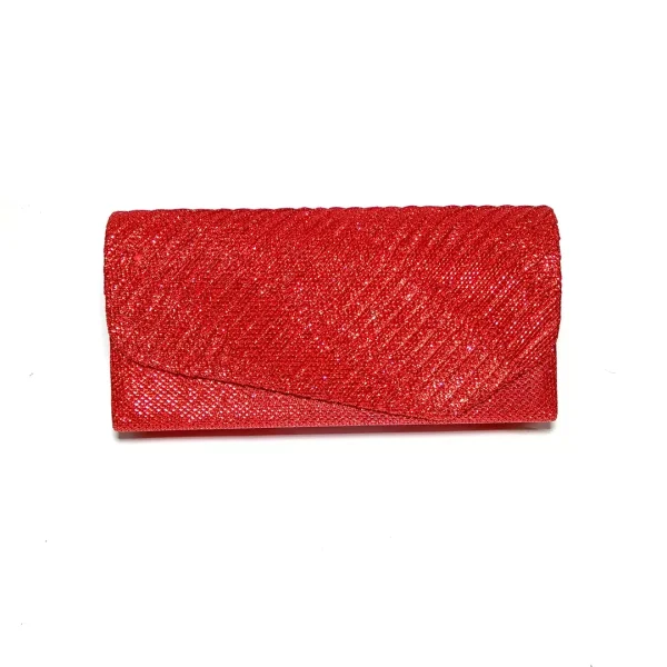 Plic seara pentru ocazii si petreceri, sclipici rosu, 20 x 10 cm, Magrot 23WYB-16