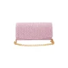Geanta plic seara pentru ocazii si petreceri, roz, sclipici, mic, 20 x 10 cm, Magrot 24015 Megastyle