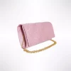 Geanta plic seara pentru ocazii si petreceri, roz, sclipici, mic, 20 x 10 cm, Magrot 24023 Megastyle