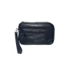 Borseta barbateasca de mana, neagra, din piele naturala, un compartiment principal 14 x 22, Magrot 24034 (1) Megastyle