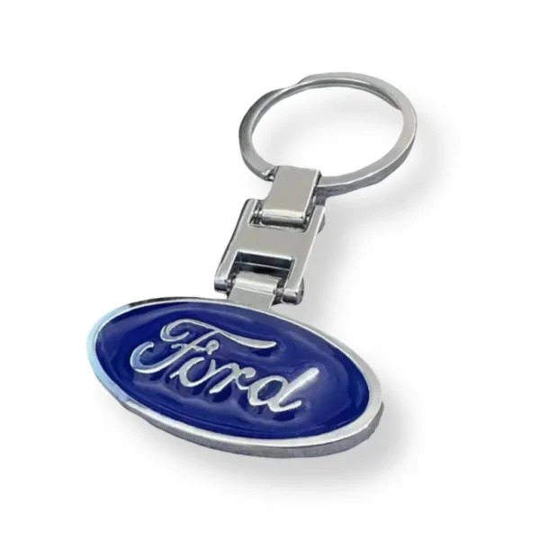 Breloc Ford Chei, Design Clasic 3D, Sigla pe ambele parti, Magrot 24045