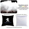 Perna cu sigla Peugeot, Fata de perna si burduf detasabil 45 x 45, bumbac Magrot 24049 negru (1) mAGROT SHOP