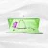 Geanta plic de seara, pentru ocazii si petreceri, Verde sidef, 26 x 12 cm, Magrot 25006
