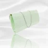 Geanta plic de seara, pentru ocazii si petreceri, Verde sidef, 26 x 12 cm, Magrot 25006