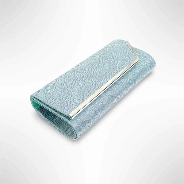 Geanta dama tip plic de seara, ocazii si petreceri, Blue relief, 26 x 12 cm, Magrot 25022 (1)A (1) Magrot Shop Megastyle