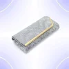 Geanta dama tip plic de seara, ocazii si petreceri, albastru Gri relief, 26 x 12 cm, Magrot 25023 (1) Magrot Megastyle