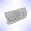 Geanta dama tip plic de seara, ocazii si petreceri, albastru Gri relief, 26 x 12 cm, Magrot 25023 (1) Magrot Megastyle