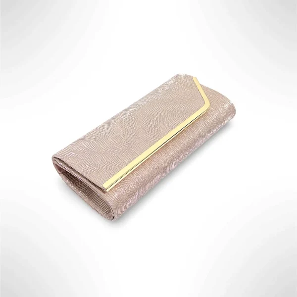 Geanta dama tip plic de seara, ocazii si petreceri, Bej relief, 26 x 12 cm, Magrot 25025 (1) Magrot Megastyle