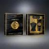 Set cadou barbati Deep Black ambalaj elegant negru cu auriu