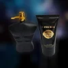 Parfum barbat sub forma de bust si crema after shave Deep Black